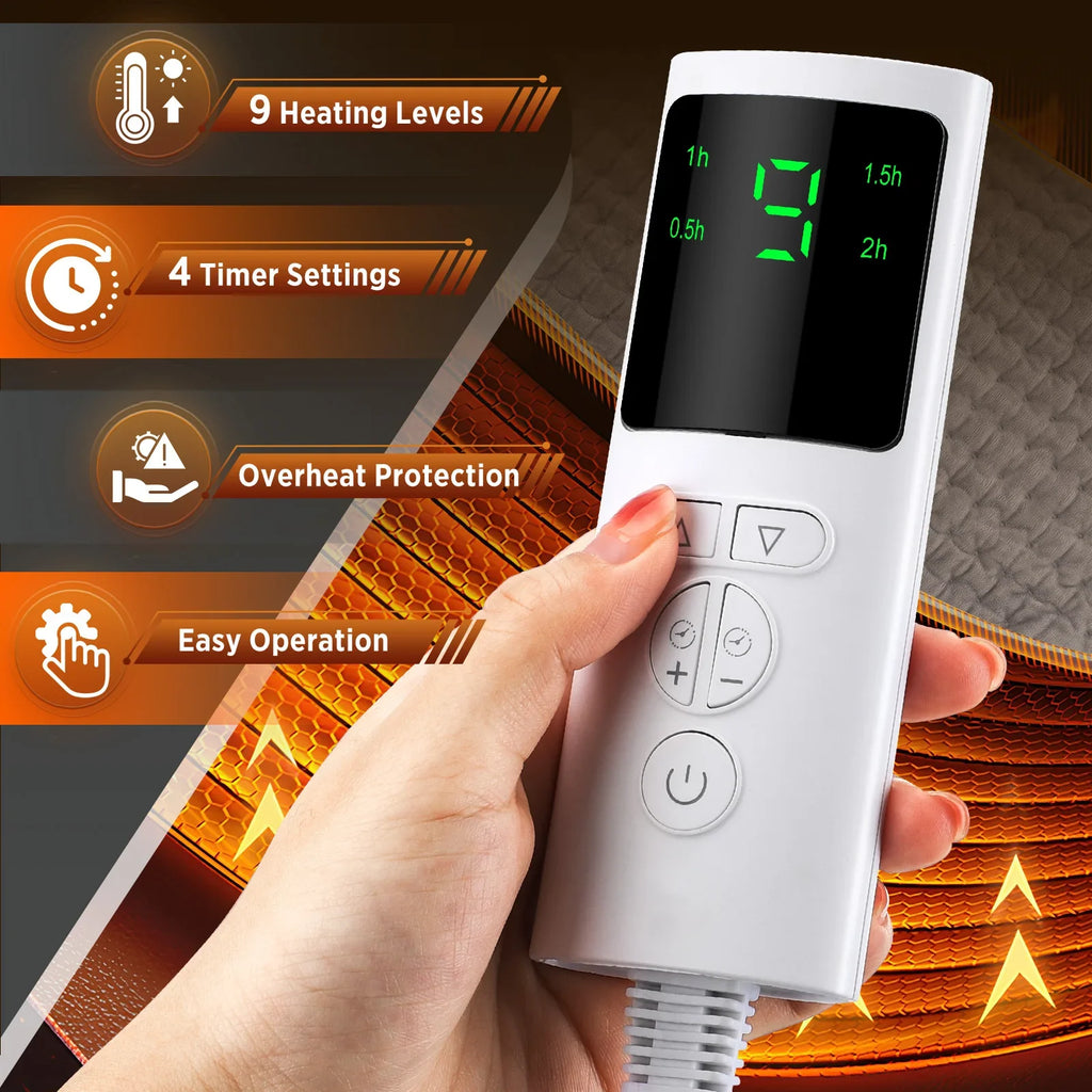 Heated Waist Belt | 9-Level Heat, 4 Timers, Lumbar Support