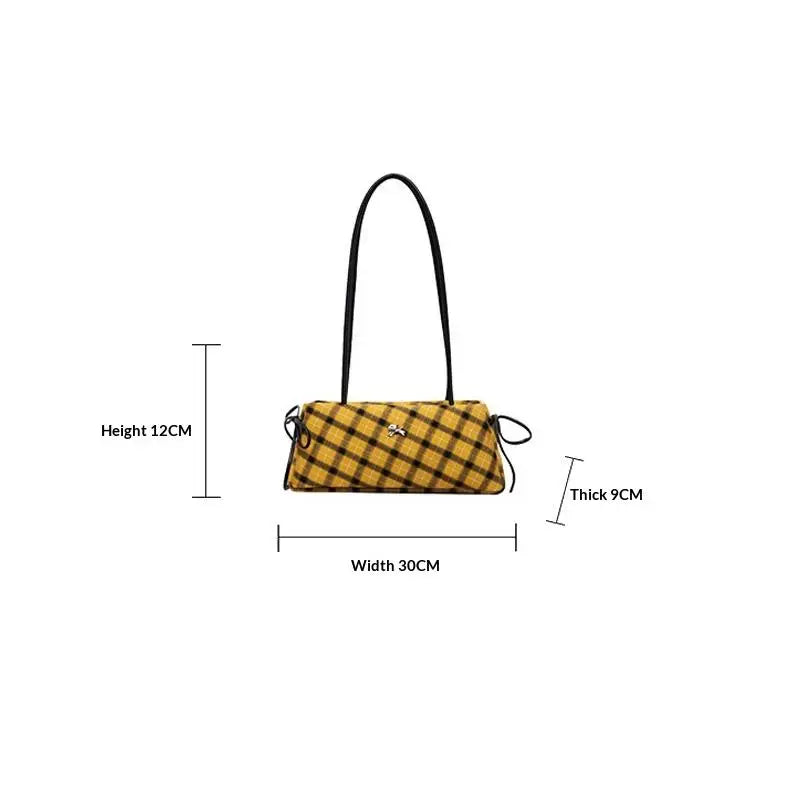 Women's Striped Large Capacity Tote Shoulder Bag | Daily & Office