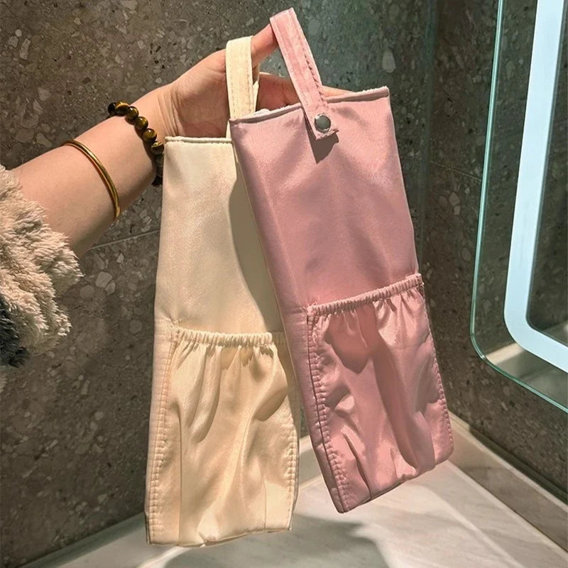 Portable Curling Iron Storage Bag Hair Dryer Travel Reusable Zippered