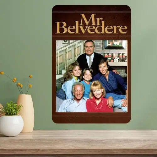 Mr. Belvedere Classic TV Show Metal Poster Sign | Retro Decor
