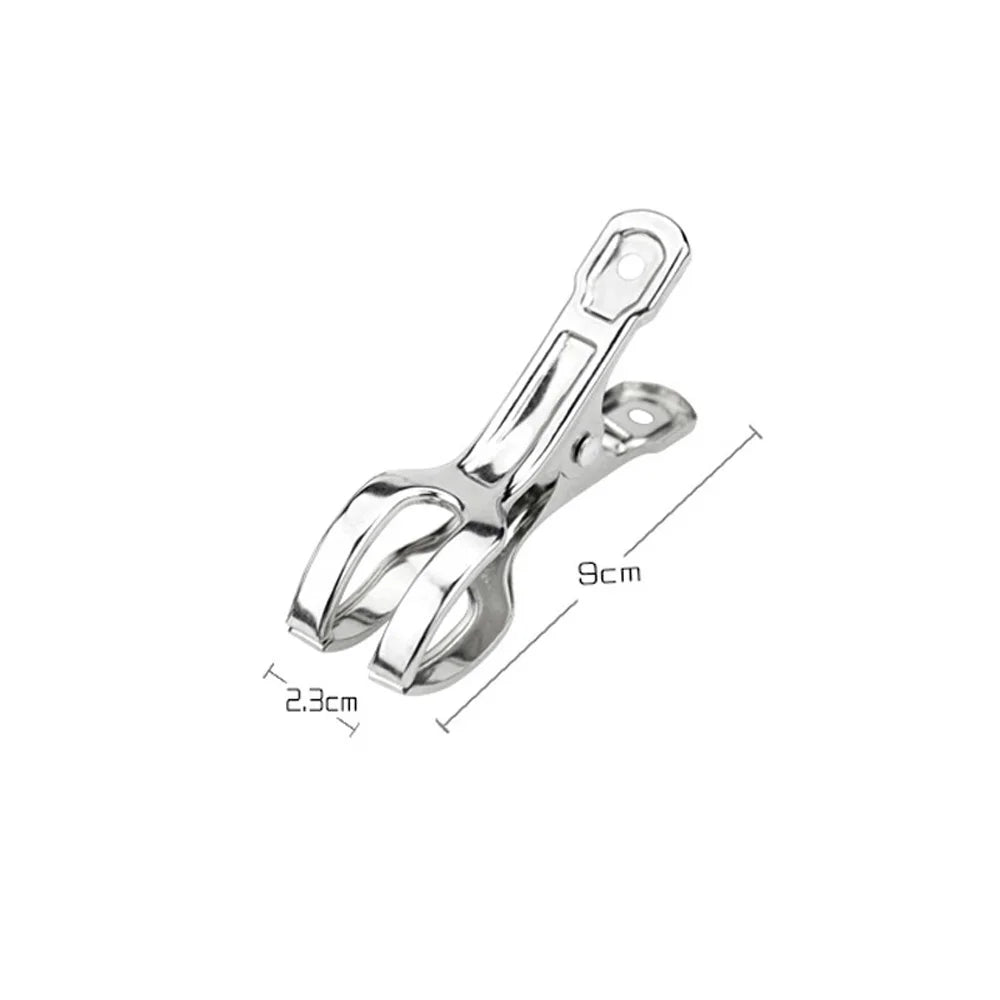 Stainless Steel Clothes Pegs – Windproof Heavy-Duty Clips 6/12pk