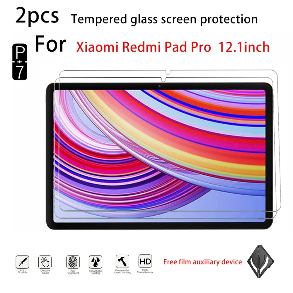 2-Pack HD Tempered Glass Screen Protector for Redmi Pad Pro & SE