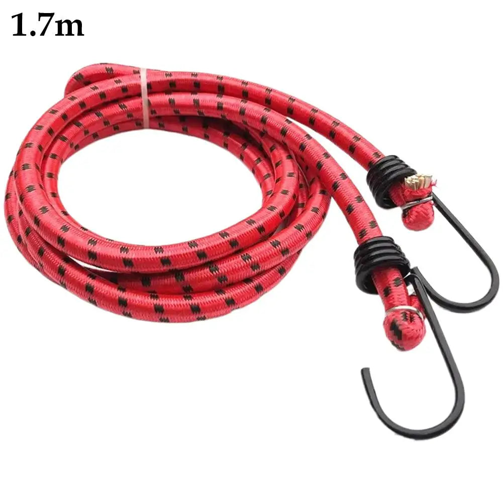 0 6-1 7M Elastic Bungee Cord Metal Hooks Luggage Packaging Strap