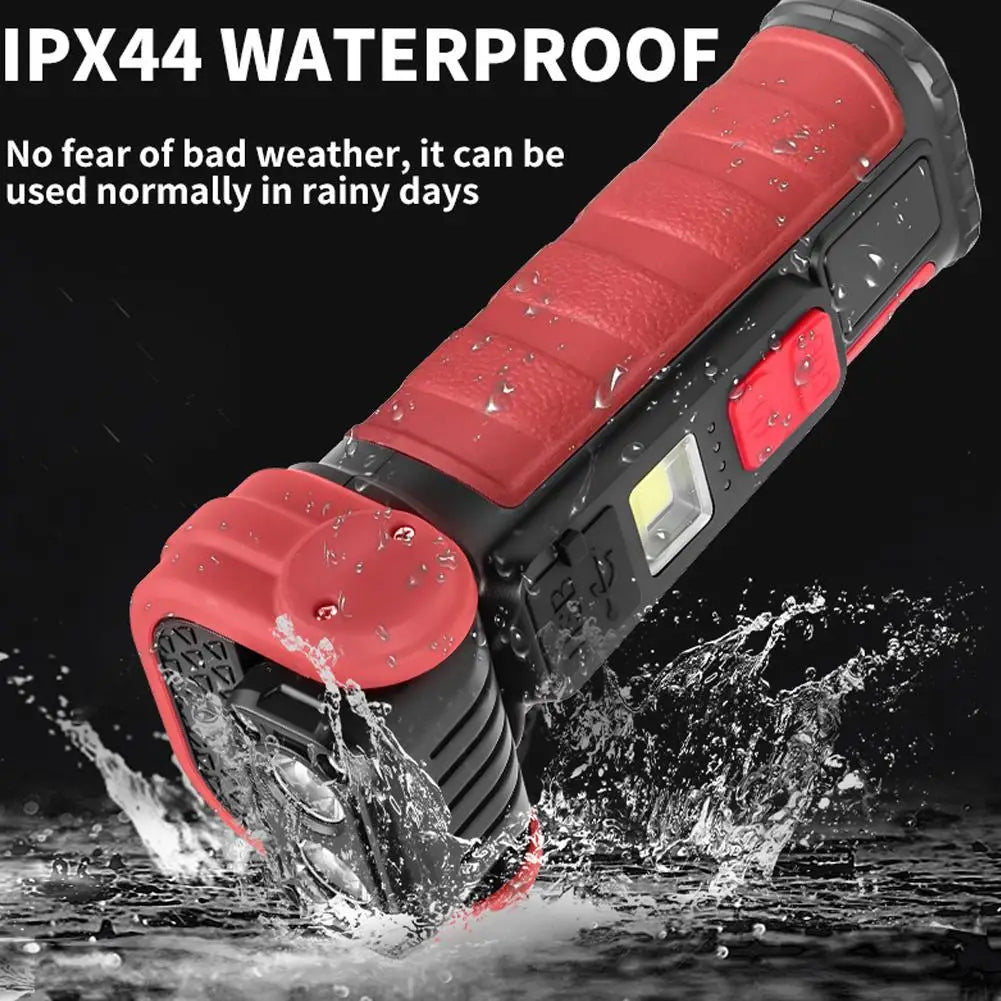 Magnetic COB LED Work Light – 500 Lumen Clip Pocket Flashlight