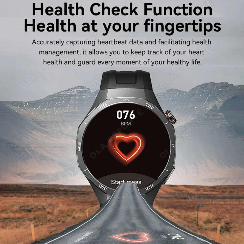 Ola Esporte Smart Watch 1.52" AMOLED Bluetooth Fitness Tracker