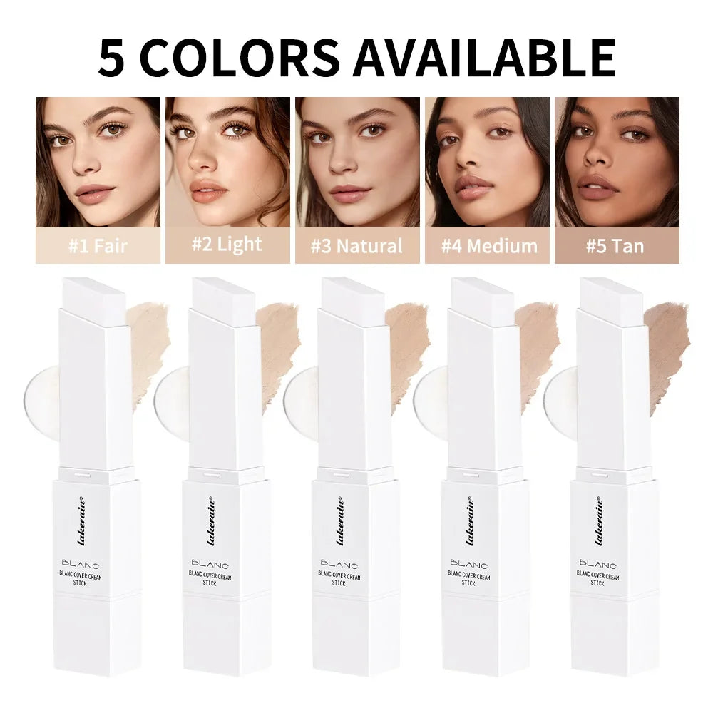 Color-Adapting Foundation Stick with Built-In Brush | Full Coverage