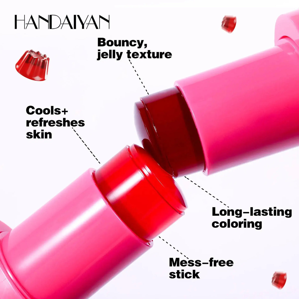 Handaiyan Jelly Blush Stick – 2-in-1 Lip & Cheek Tint