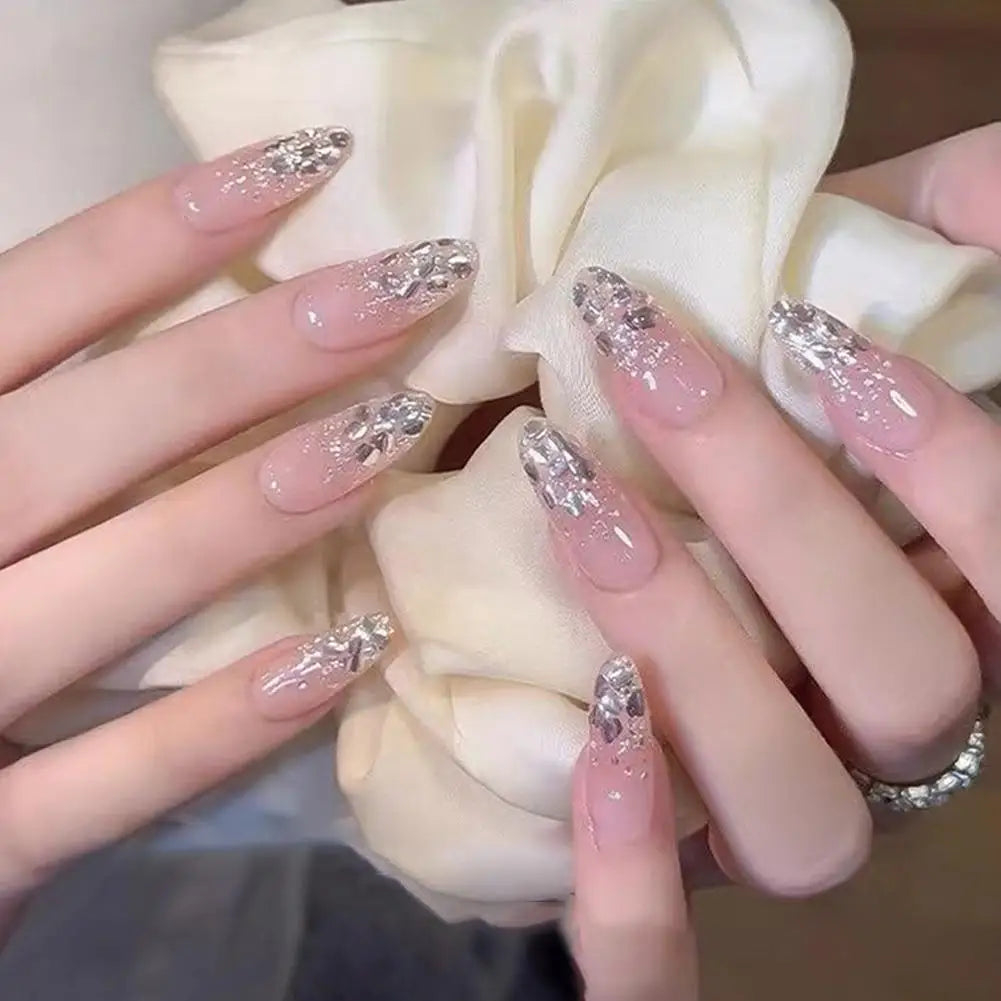 Silver Iridescent Hexagon Nail Glitter Flakes | Gel Sequins