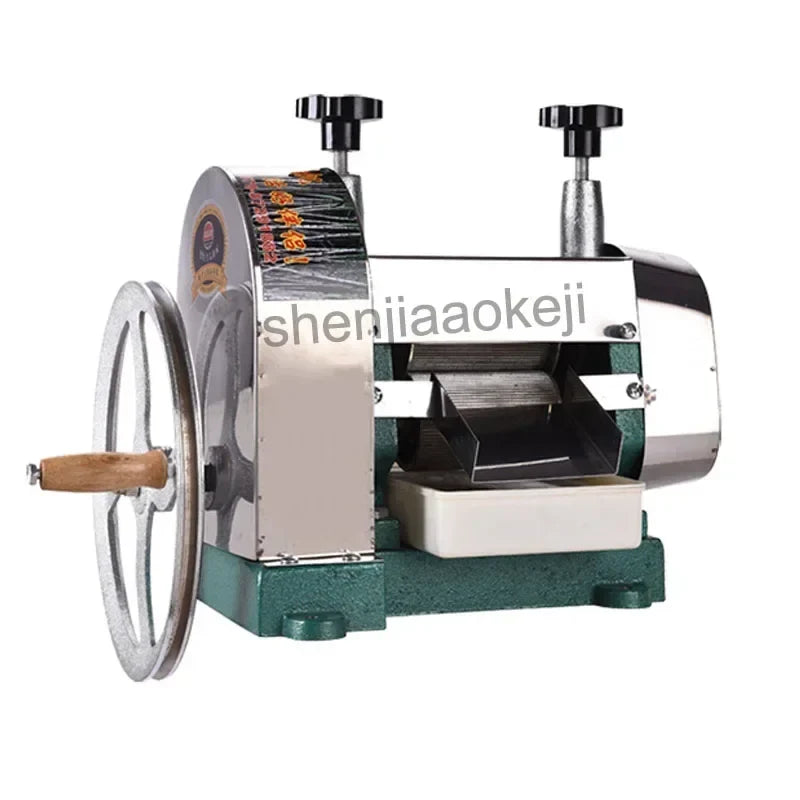 Manual Sugar Cane Juicer – Stainless Steel Hand Crank 50kg/H