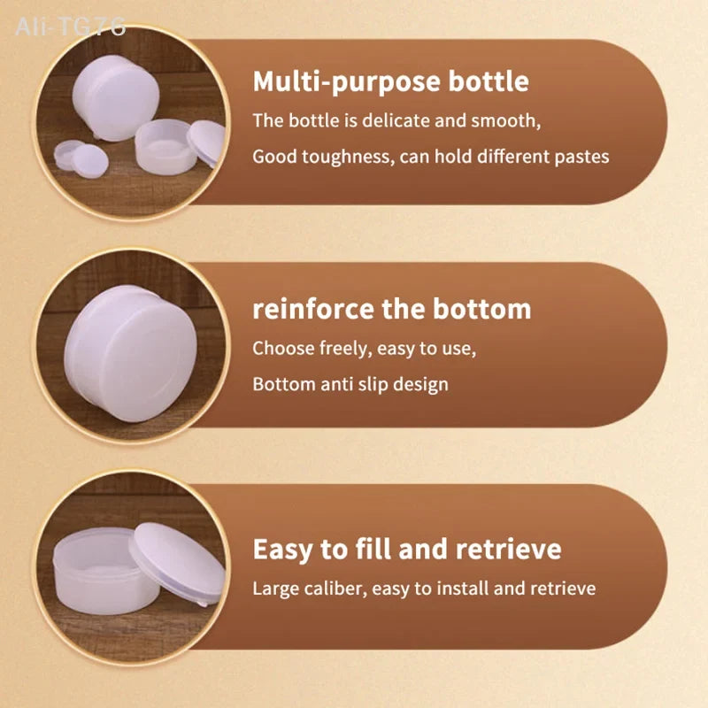 Refillable Cosmetic Jar | 5g–50g Cream & Eyeshadow Container