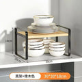 Countertop Kitchen Storage Rack – Layered Cabinet Organizer