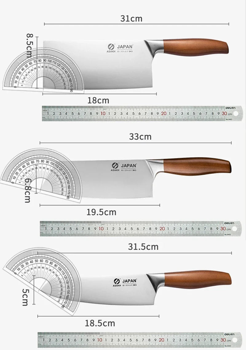 Japanese Chef Knife Set 1–6 Pcs | Stainless Steel Kitchen Knives
