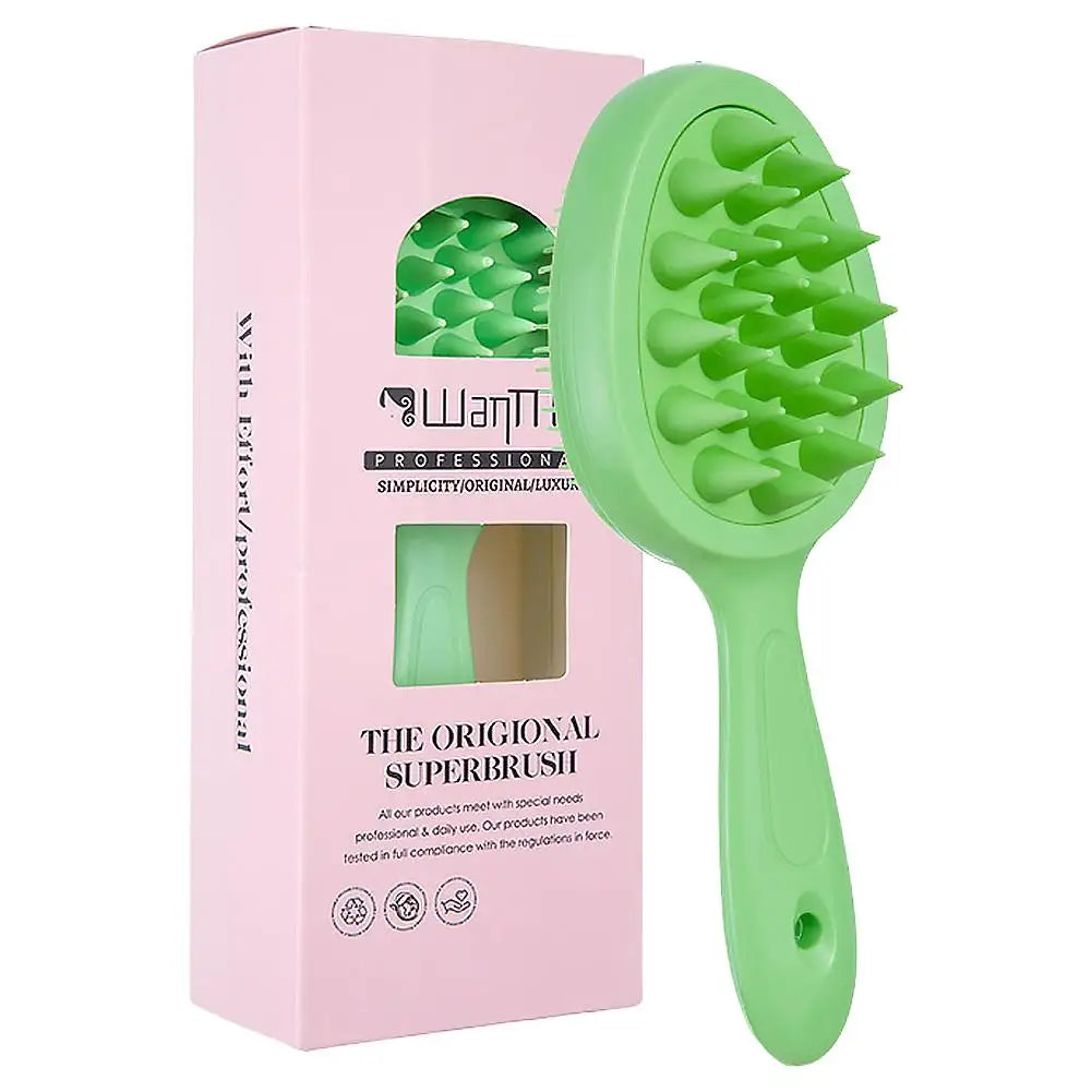 Double-Sided Scalp Massager & Detangling Hair Brush