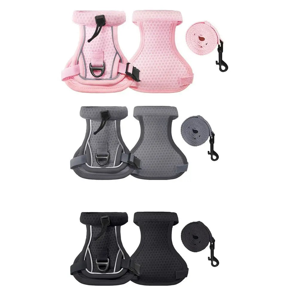 Reflective Cat Harness Vest – Adjustable & Escape-Proof