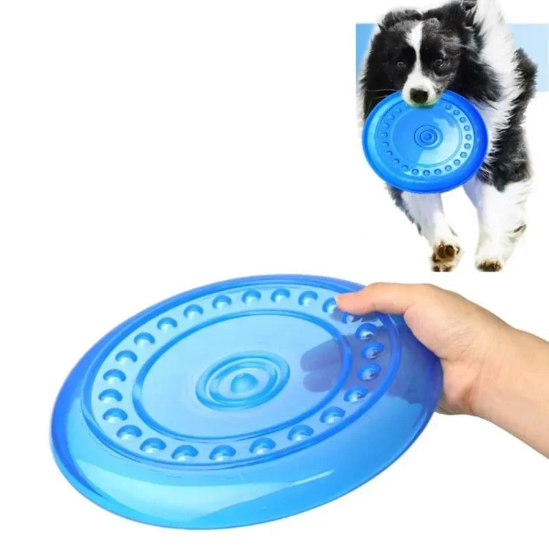 Dog Flying Disc Toy – Bite-Resistant Outdoor Frisbee for Dogs