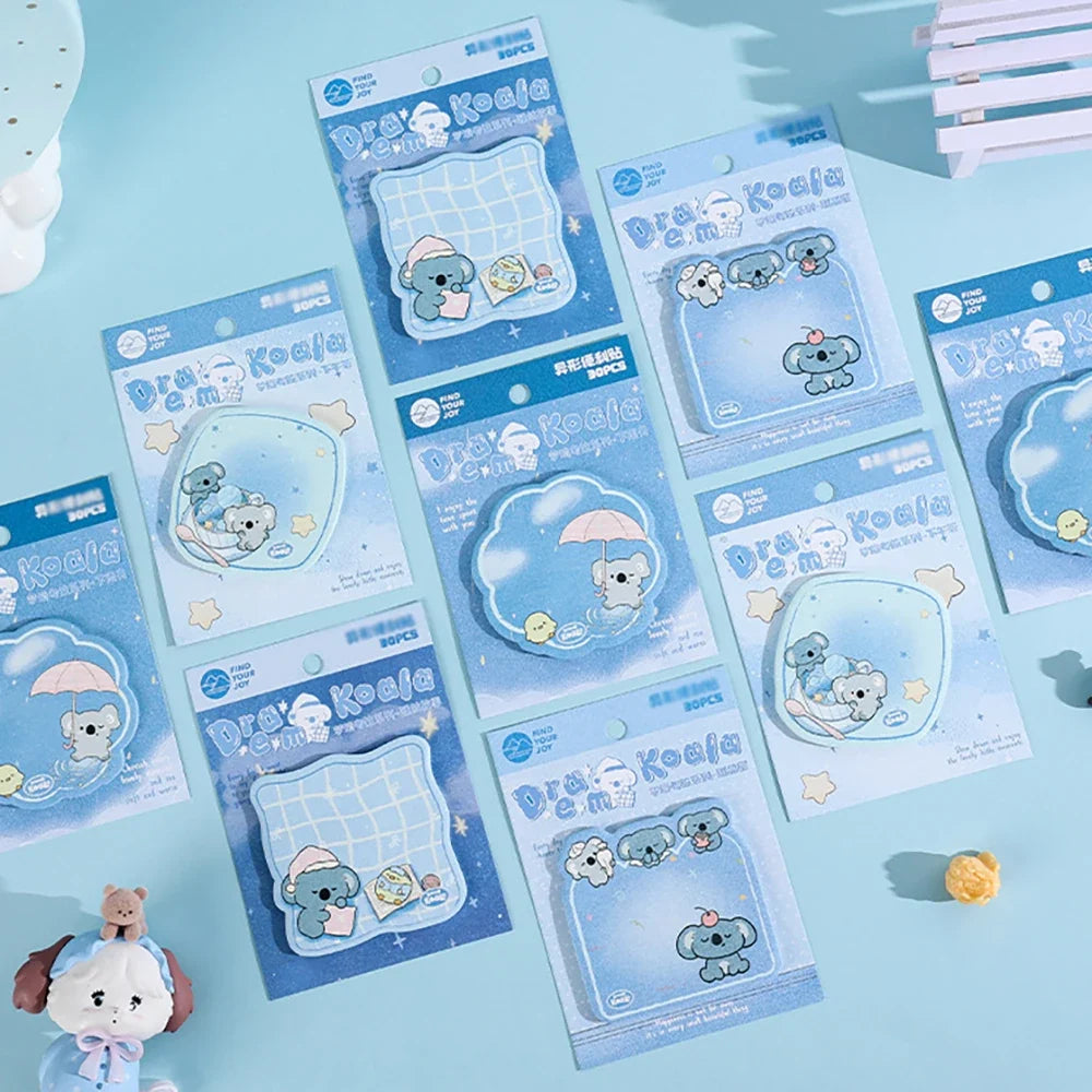 Dream Koala Series Dreamy Alien Convenience Sticker Cute Message