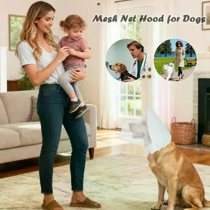 Dog Protective Face Mask – Soft Breathable Mouth Cover