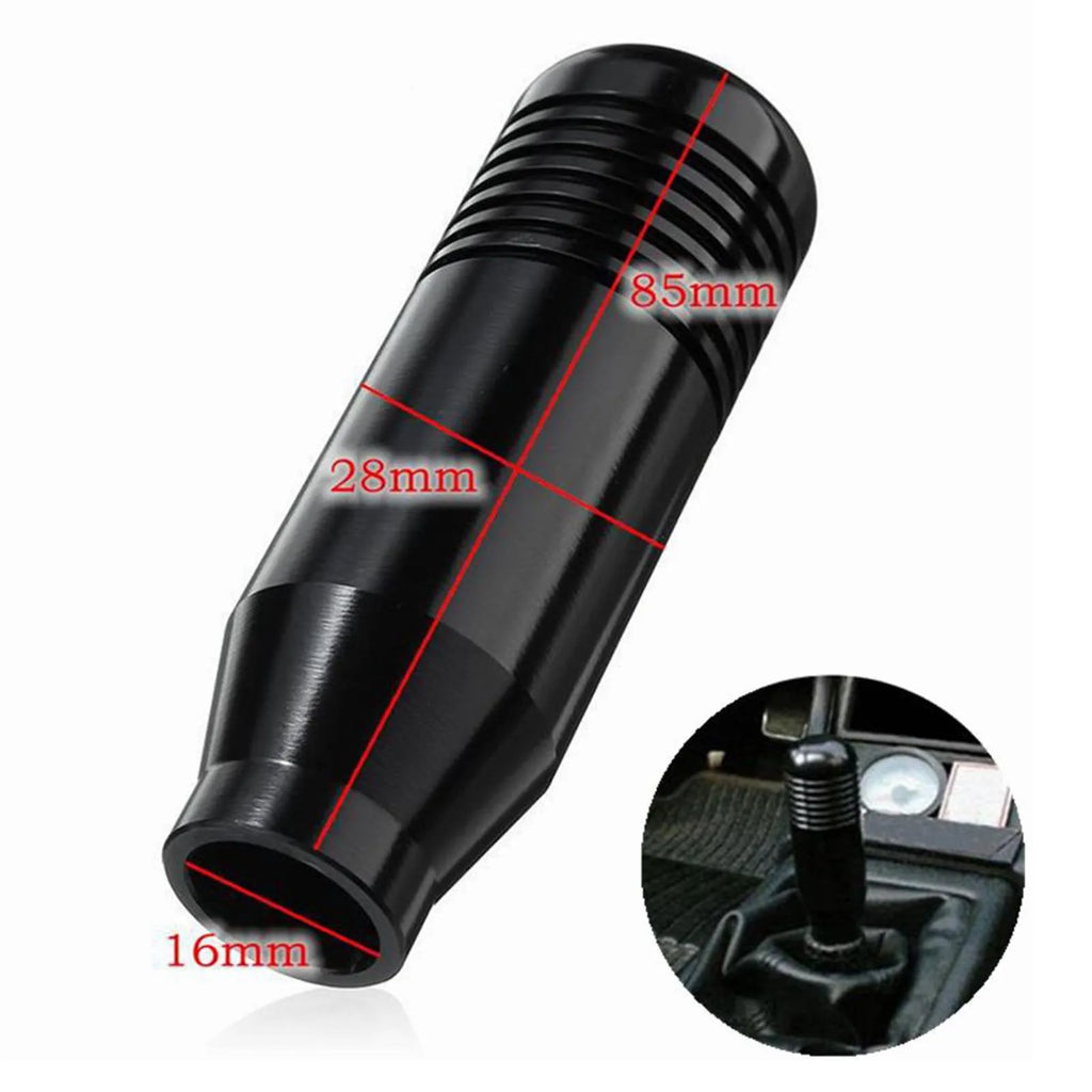 Aluminum Car Gear Shift Knob – Universal Fit | Black
