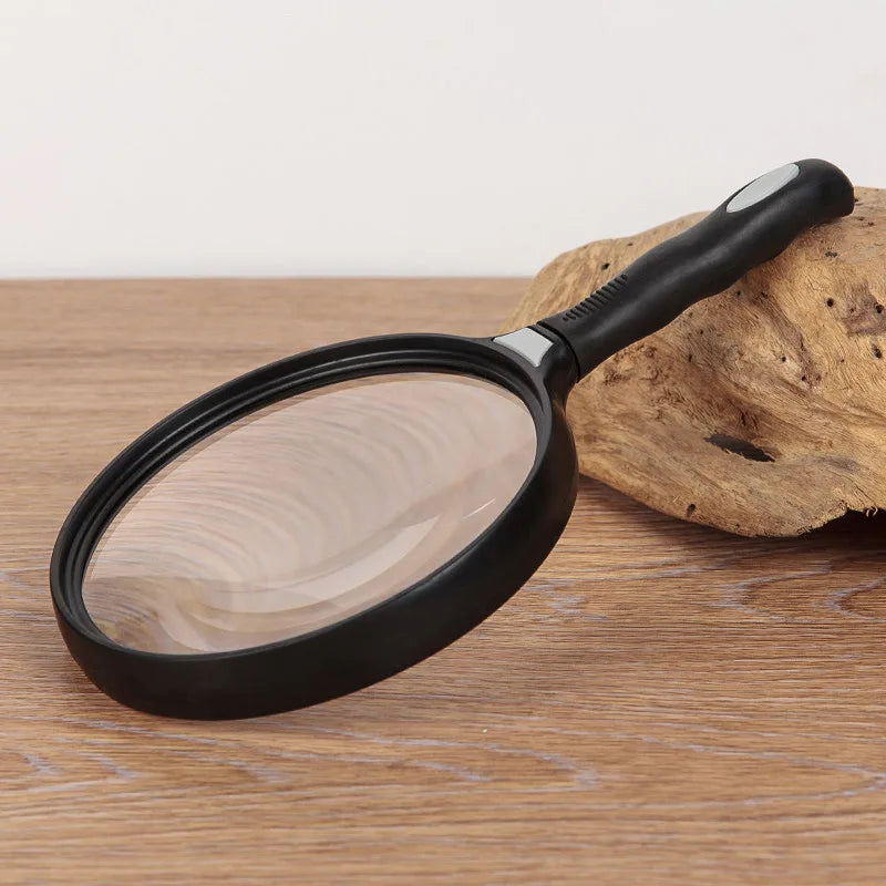 130mm 3X Handheld Magnifying Glass Loupe for Coins & Stamps