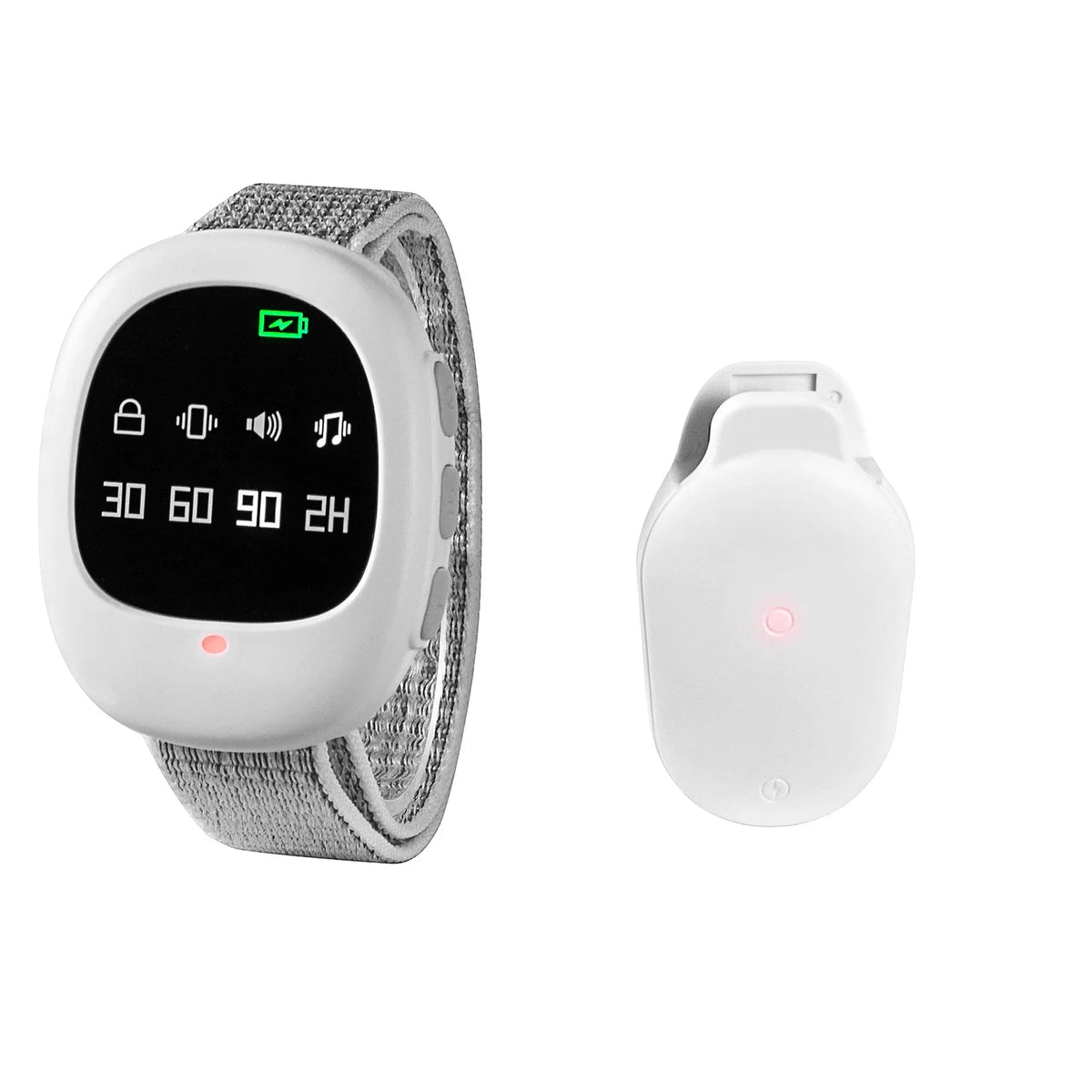 Wireless Bedwetting Alarm with Wristband | Kids & Elderly