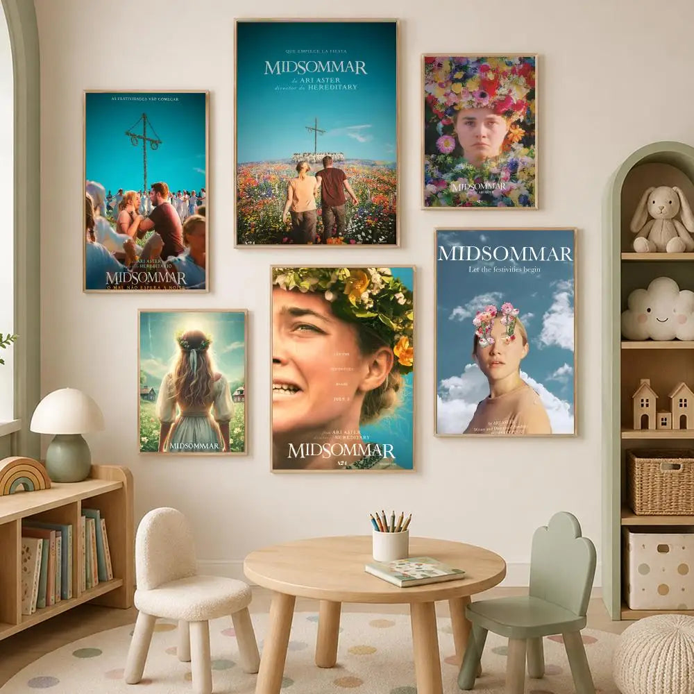 Midsommar Movie Poster – Self-Stick HD PVC Waterproof Wall Art