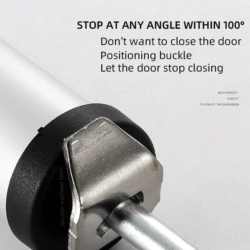 Automatic Soft Close Door Closer – 90° Stop, Adjustable Speed