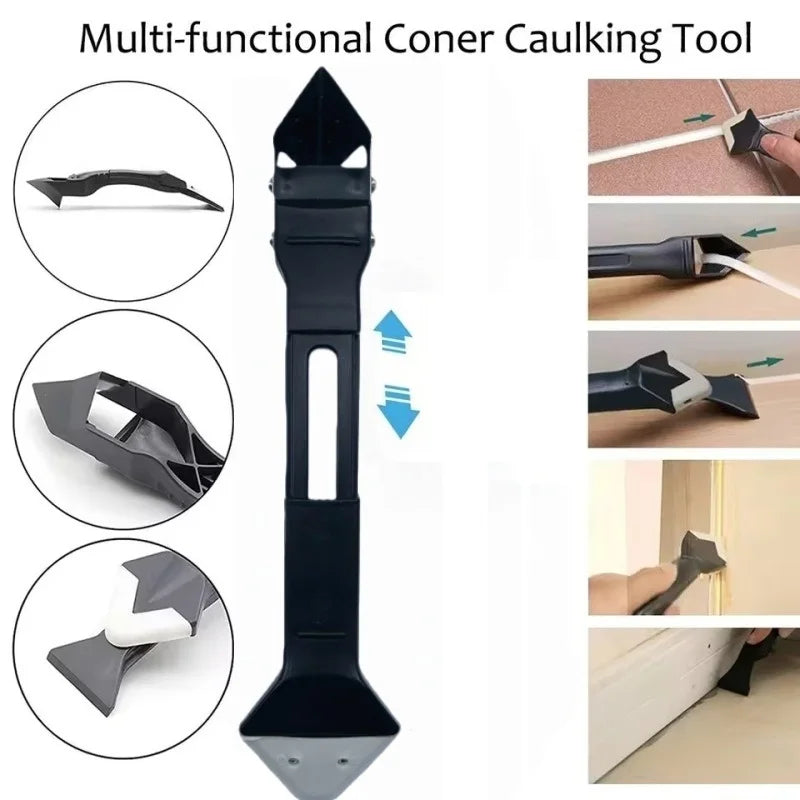 5-in-1 Caulk Remover & Sealant Smoother Tool Set | 5 Radius Tips