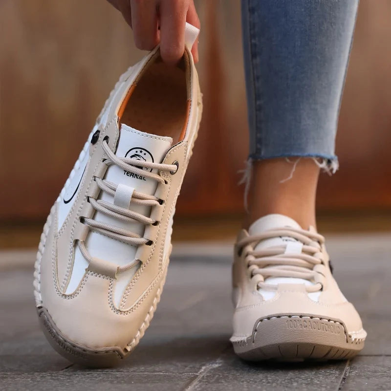 AZGB Women's Lightweight Hand-Sewn Casual Walking Shoes