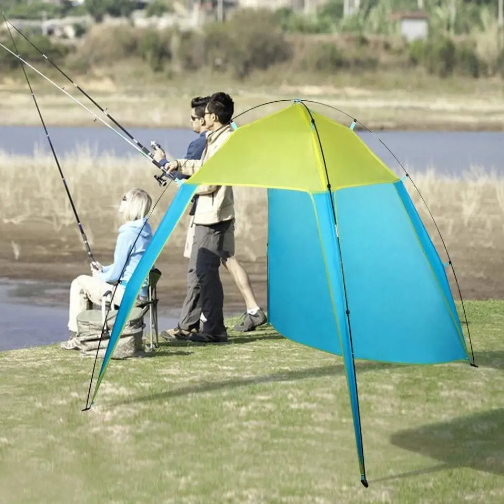 5–8 Person Anti-UV Waterproof Beach Shelter Canopy Tent
