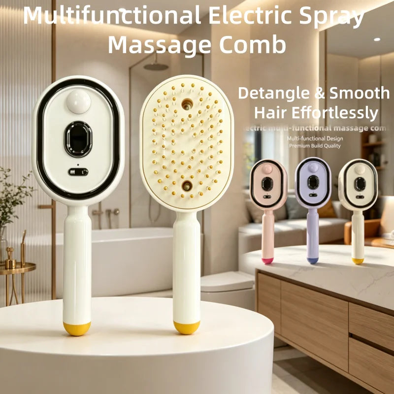 Electric Red Light Scalp Massager Comb | Hair Growth Brush