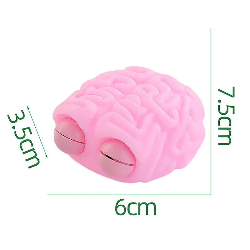 Anti Stress Flippy Brain Squishy Eye Popping Squeeze Fidget Toy Cool