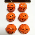 5-Pack Halloween Pumpkin Jingle Bells | 4cm Metal Jack-O-Lantern