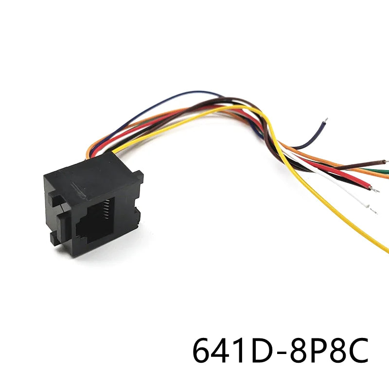 616E 623k 616M 641D RJ11 RJ12 RJ45 Female Socket Internet Phone Cable