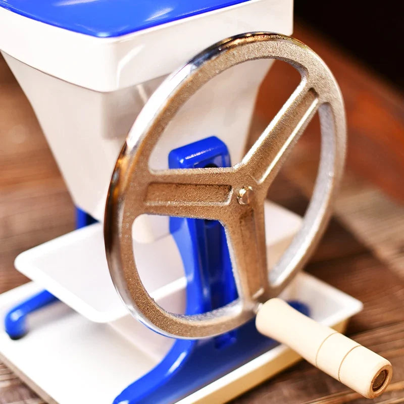 Manual Hand-Crank Ice Crusher & Shaver Machine – 2KG