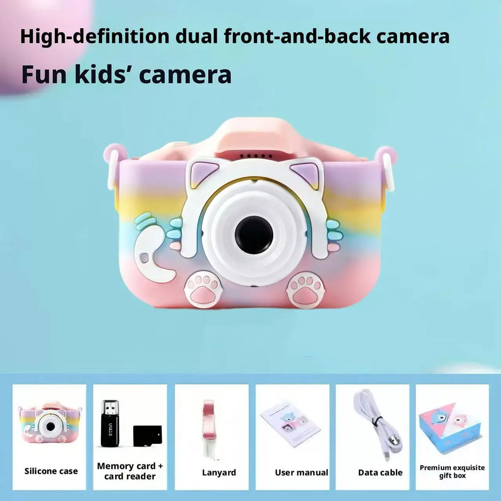 Kids Dual Lens Digital Camera 20MP 1080P 128GB | Boys & Girls