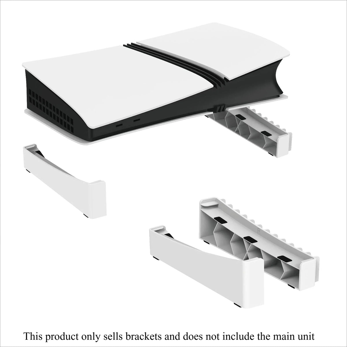 PS5 Slim & Pro Horizontal Stand – Holds 12 Game Discs