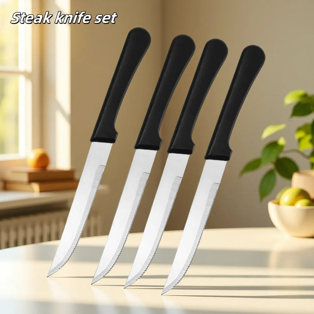 Stainless Steel Steak Knife – Dishwasher Safe PP Handle