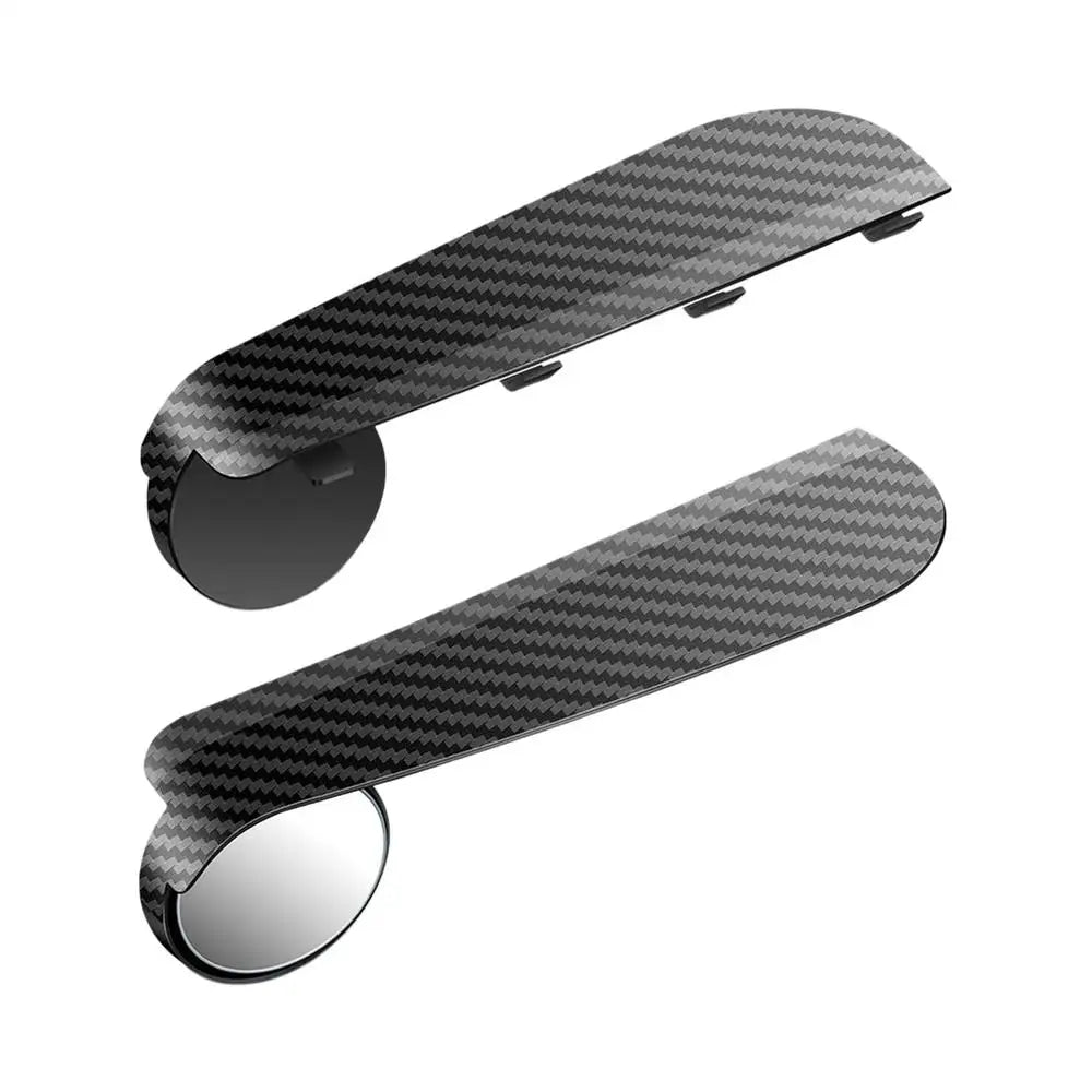 Side Mirror Rain Visor Guards & Wide-Angle Blind Spot Mirror 2PCS