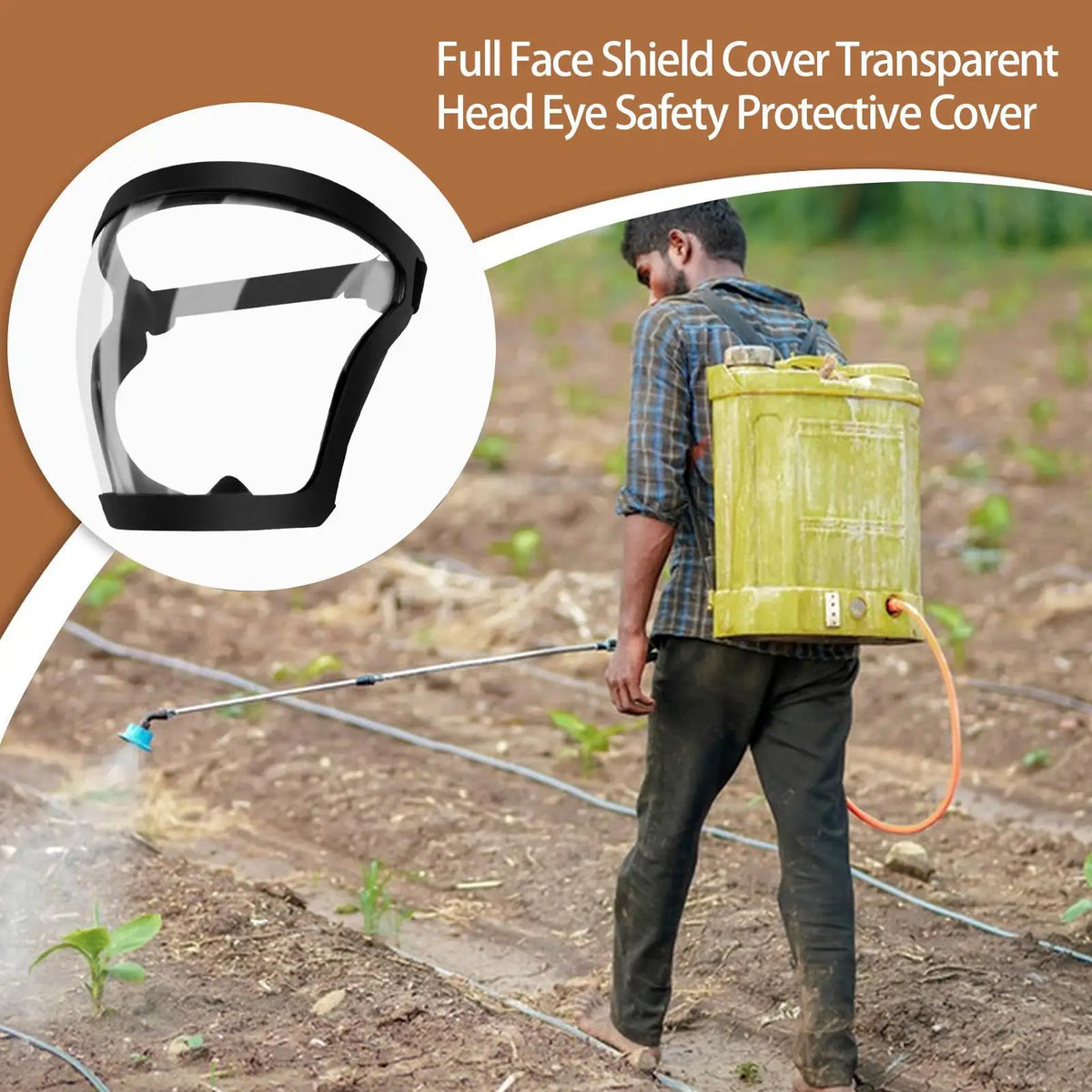 Definition Anti Fog Face Cover Full Transparent Protection Mask Heat