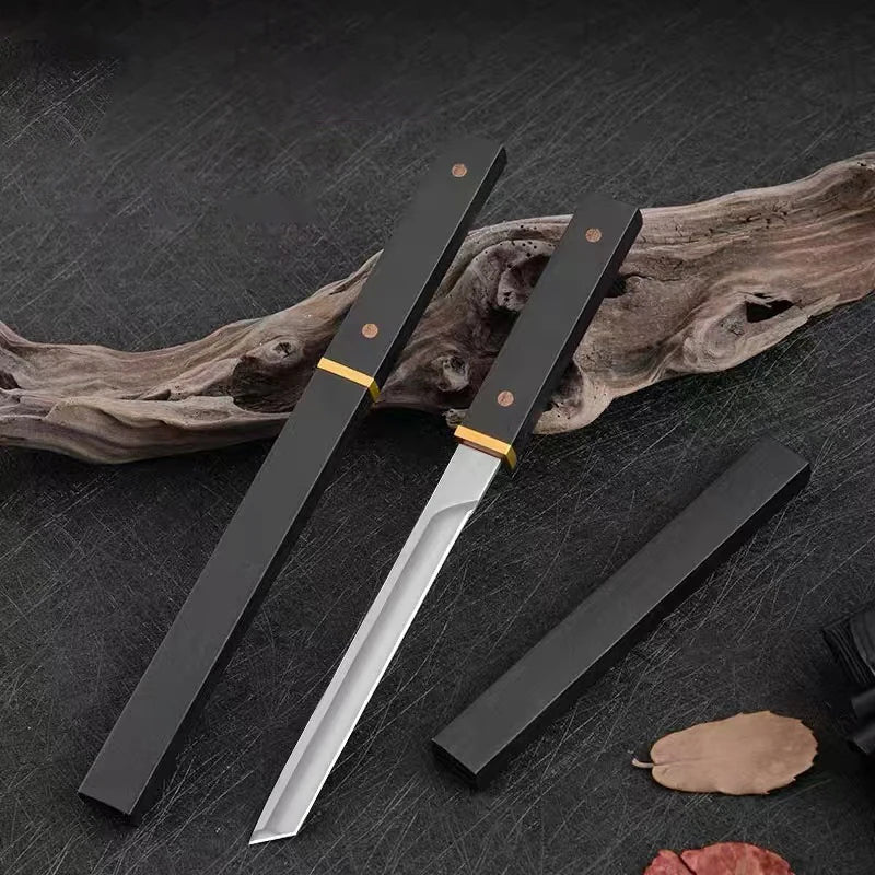 Japanese Stainless Steel Paring Knife with Cover | 10cm Blade