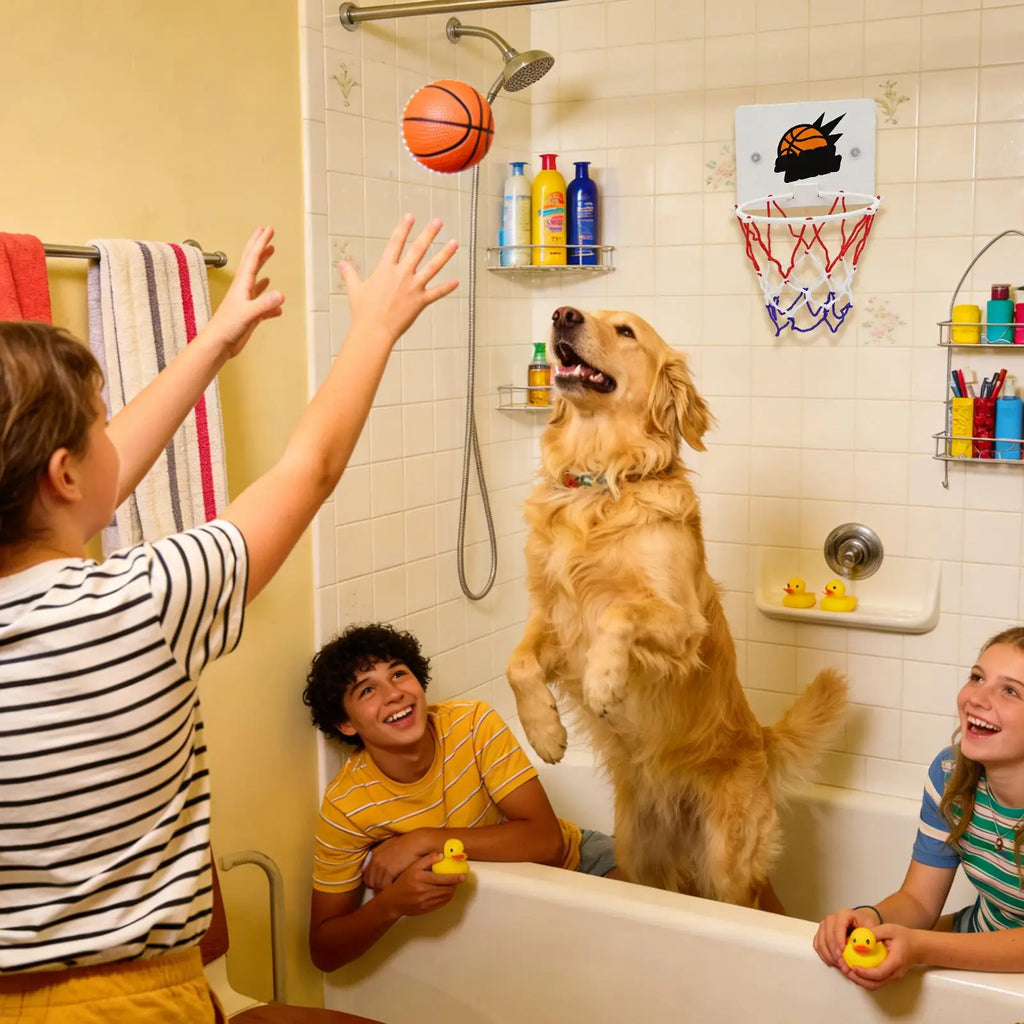 Kids Mini Basketball Hoop Set – Suction Cup Indoor Toy