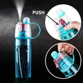 600ml Spray Water Bottle – BPA-Free Mist Sports Bottle