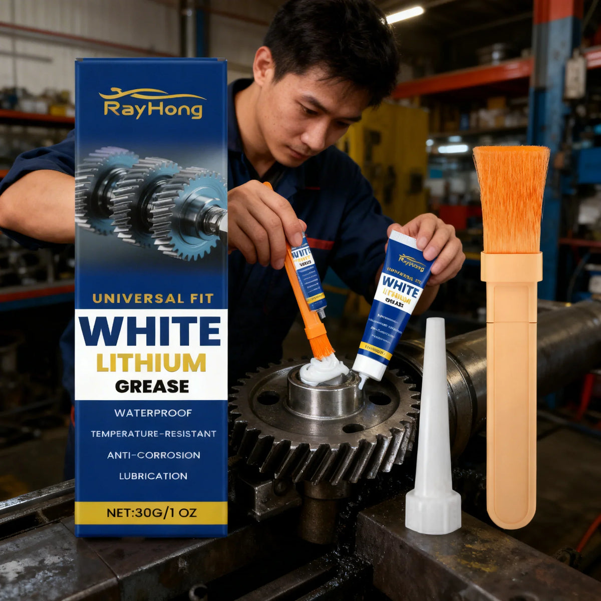 White Lithium Grease – High-Temp Auto & Vehicle Lubricant