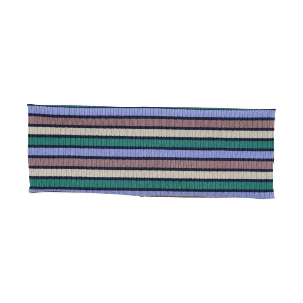 Wide Elastic Striped Sports Headband – Non-Slip Yoga & Tennis