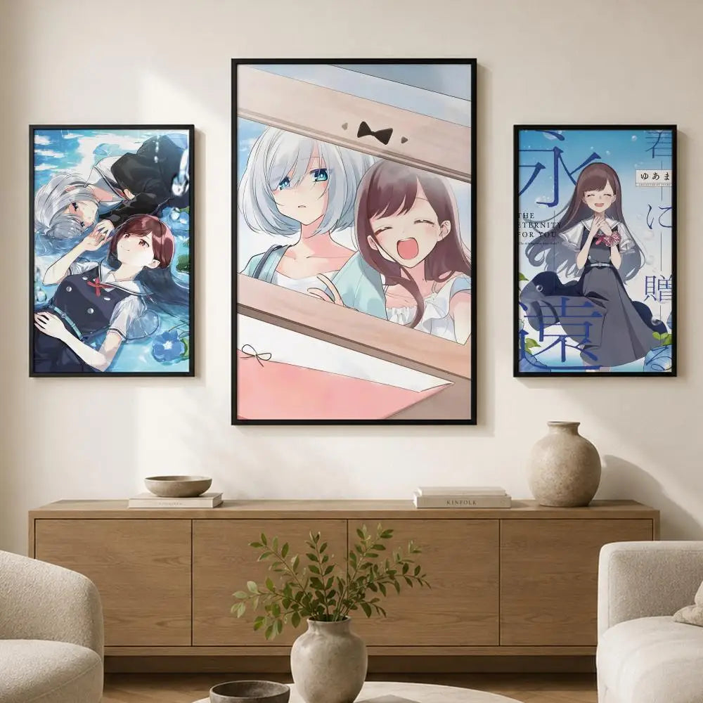 Anime Kimi to Tsuzuru Utakata PVC Wall Poster – Peel & Stick HD