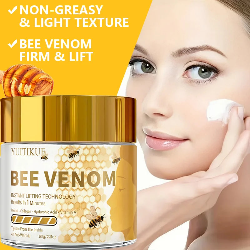 YUITIKUE Bee Venom Face Cream 60g – Lift, Firm & Anti-Wrinkle