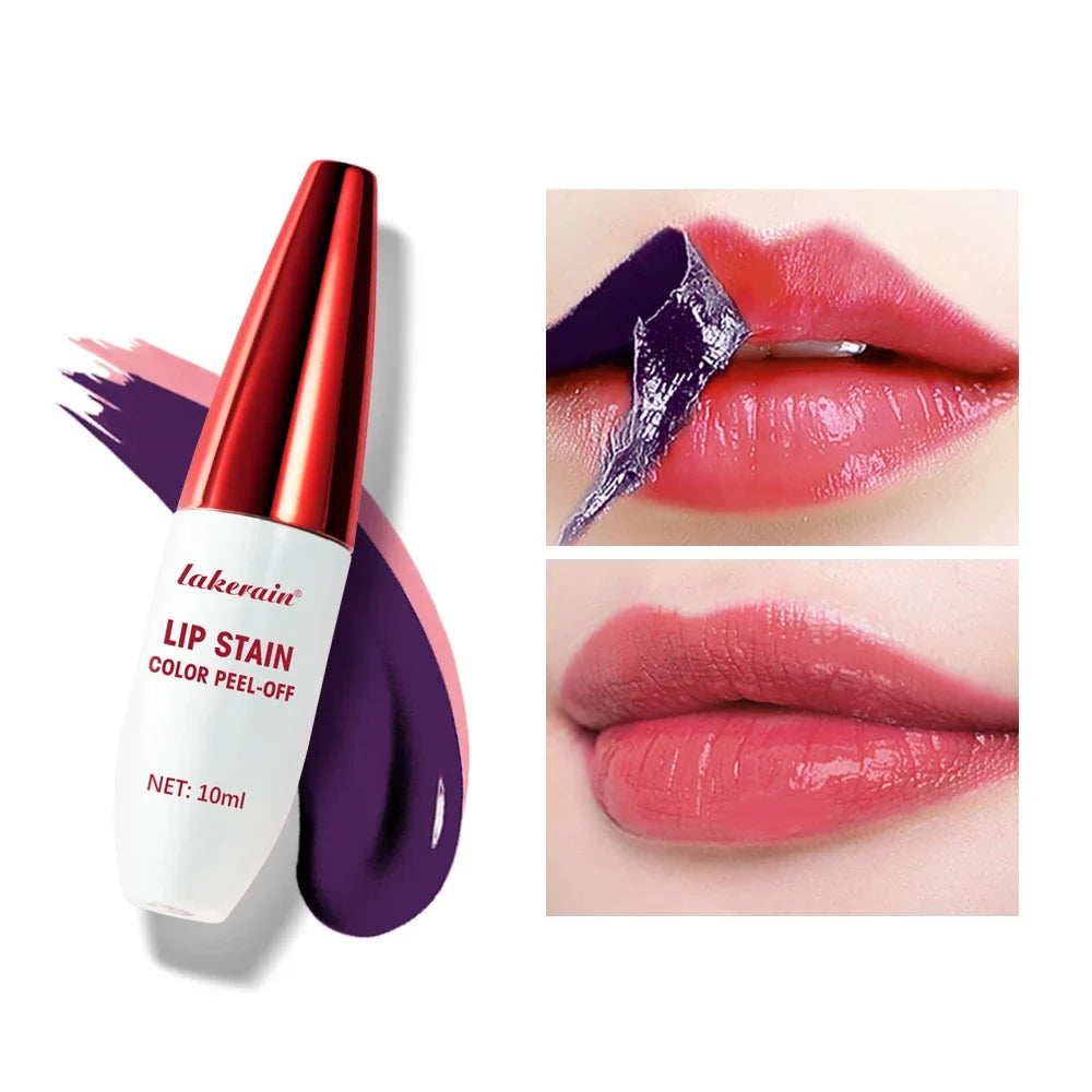 Peel-Off Lip Stain Gloss – Waterproof, Long-Lasting & Glossy