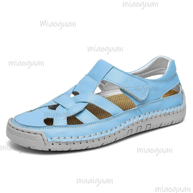 Women's Roman Flat Sandals – Cross Strap, Plus Size, Beach