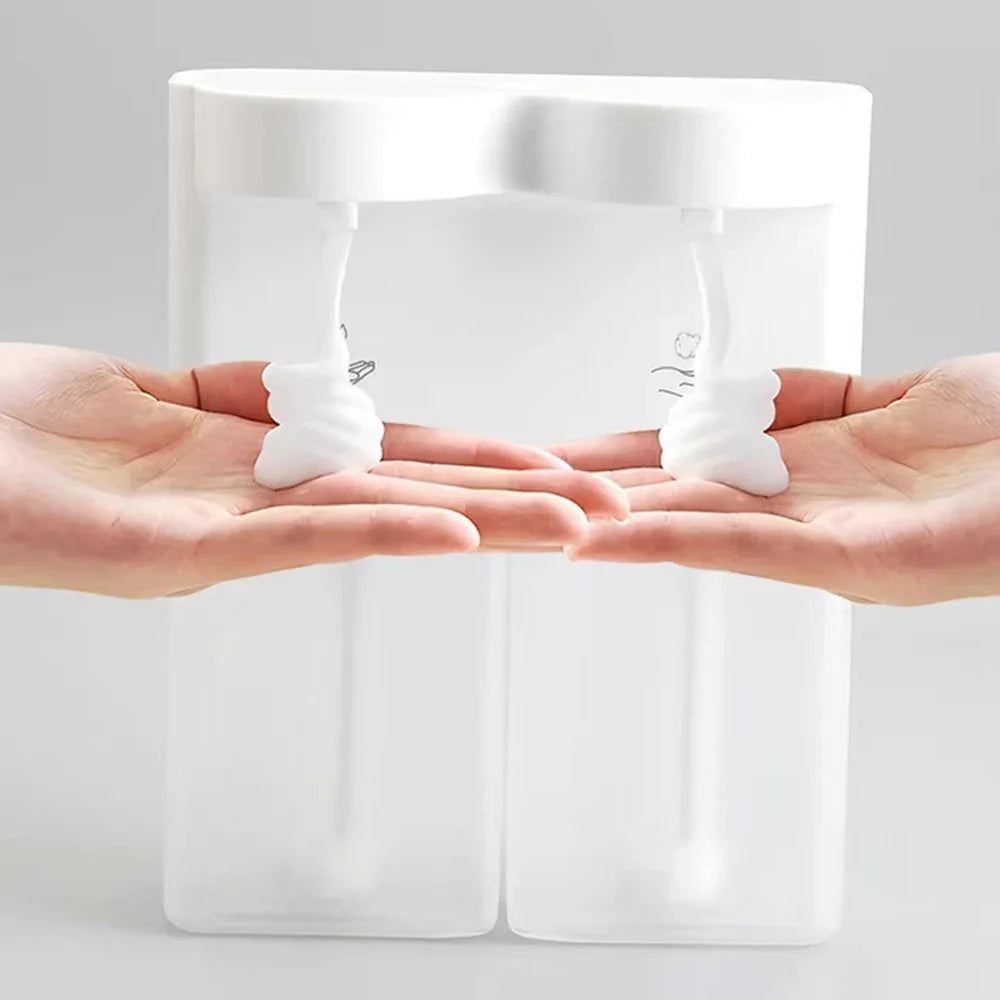 2-in-1 Touchless Foam Soap Dispenser | Wall Mount USB Rechargeable