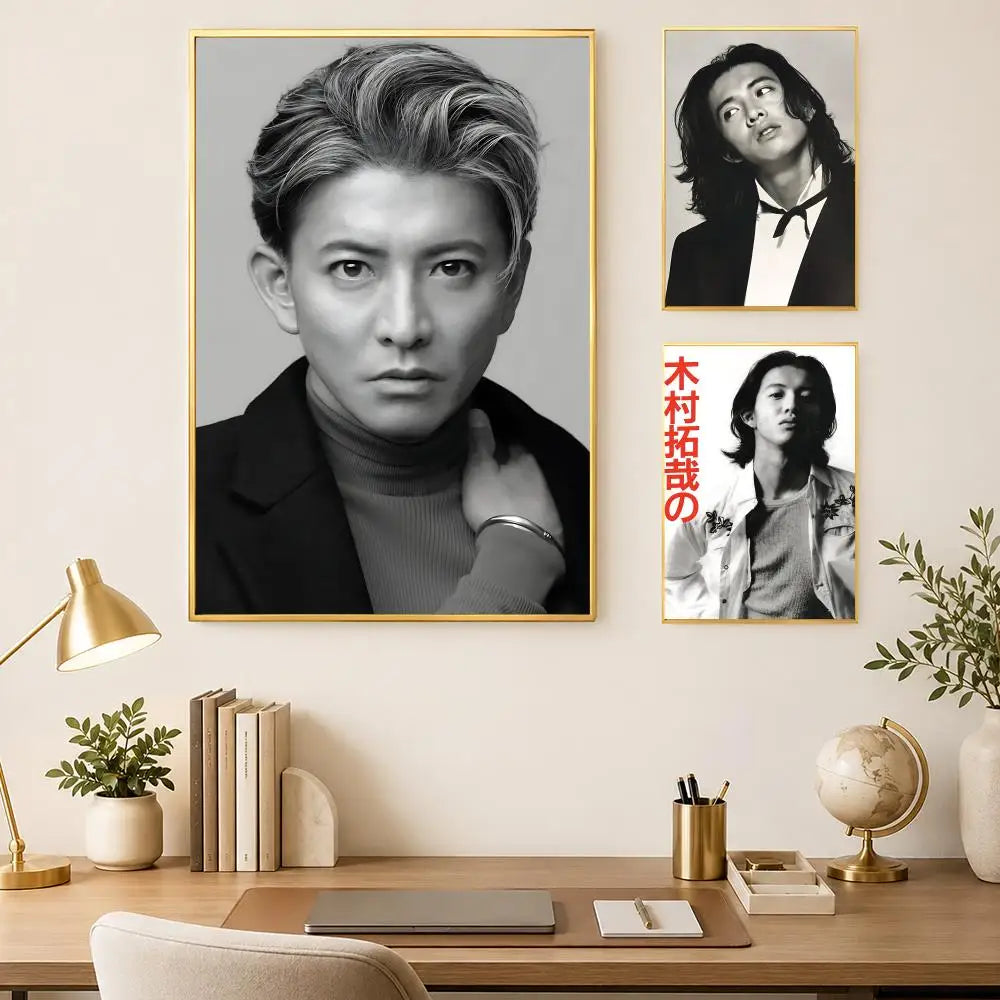 Takuya Kimura HD Wall Art Poster – Self-Stick Waterproof
